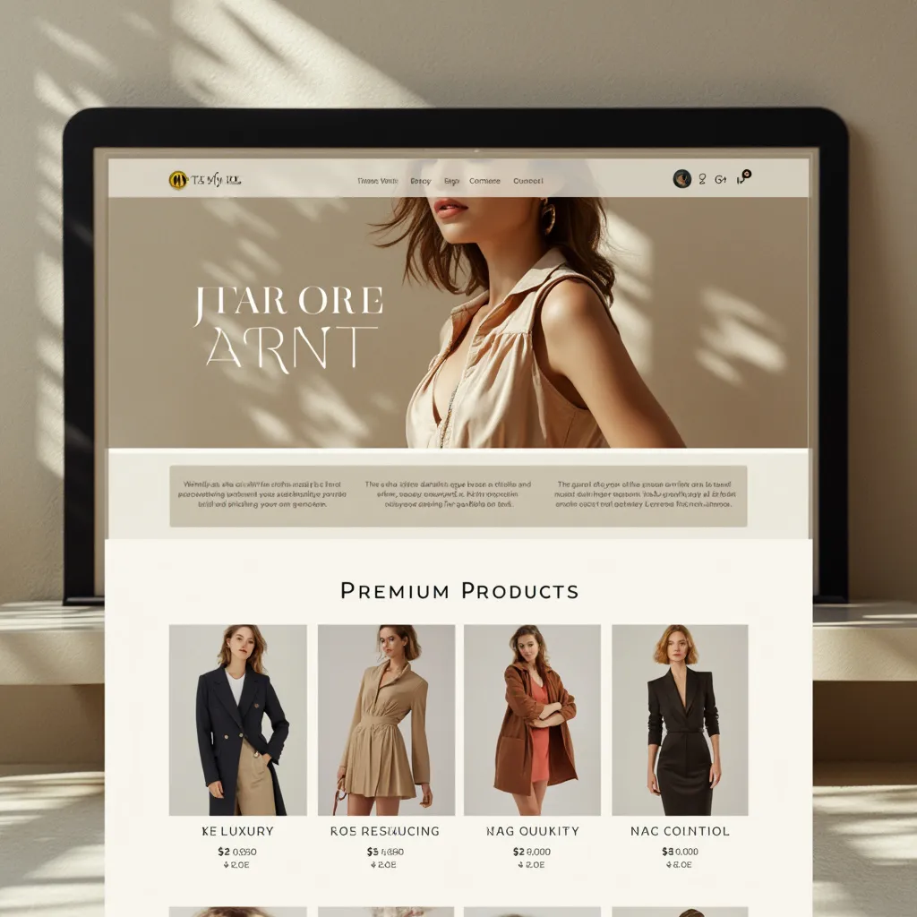 Luxusní módní e-shop